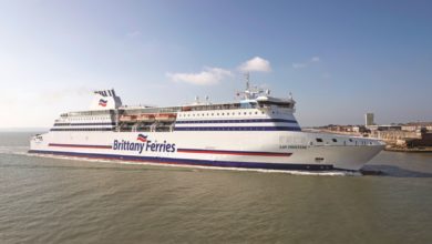 Uno de los buques de Brittany Ferries, Cap Finistere.