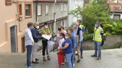 Visita a las obras de la calle Antonio de Cabezón - AYUNTAMIENTO DE SANTANDER